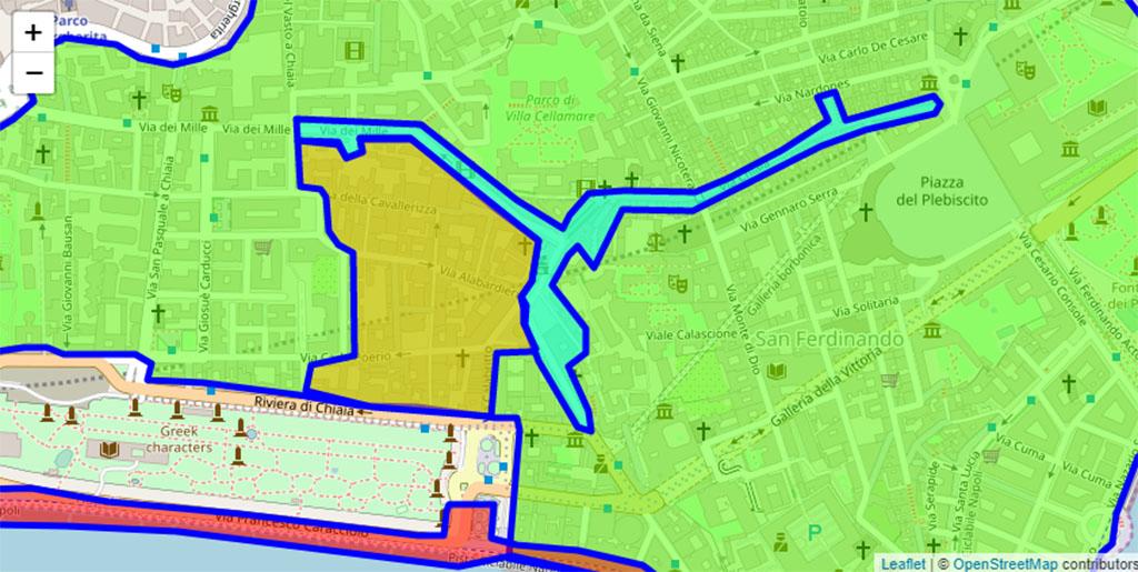 Mobilità urbana a Napoli nel centro storico
